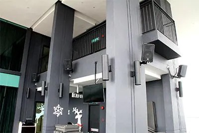 果博凭借其久经考验的音质被马六甲瑞士花园酒店及公寓选中