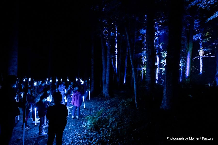 案例｜果博为壮观的Kamuy Lumina魔法夜行旅游项目提供配乐设备