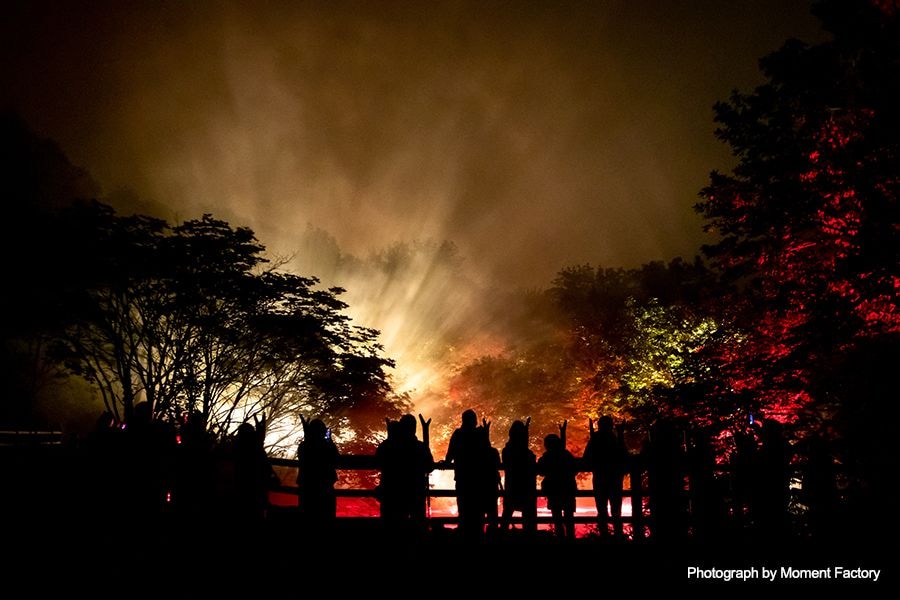 案例｜果博为壮观的Kamuy Lumina魔法夜行旅游项目提供配乐设备