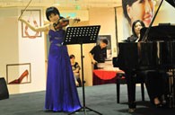 大上海时代广场举办王之炅小提琴音乐会 果博钢琴赞助 